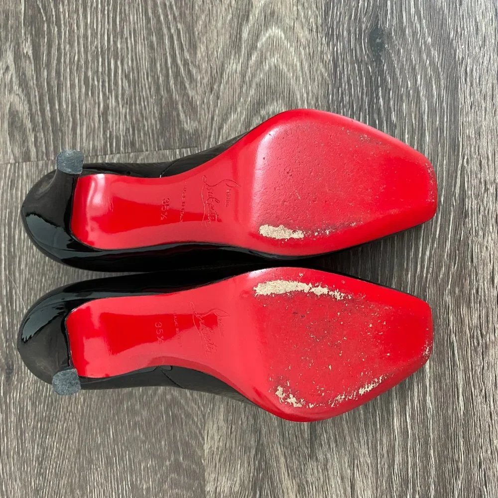 Christian Louboutin Black 100 Particule Pumps/Heels - Picture 9 of 11